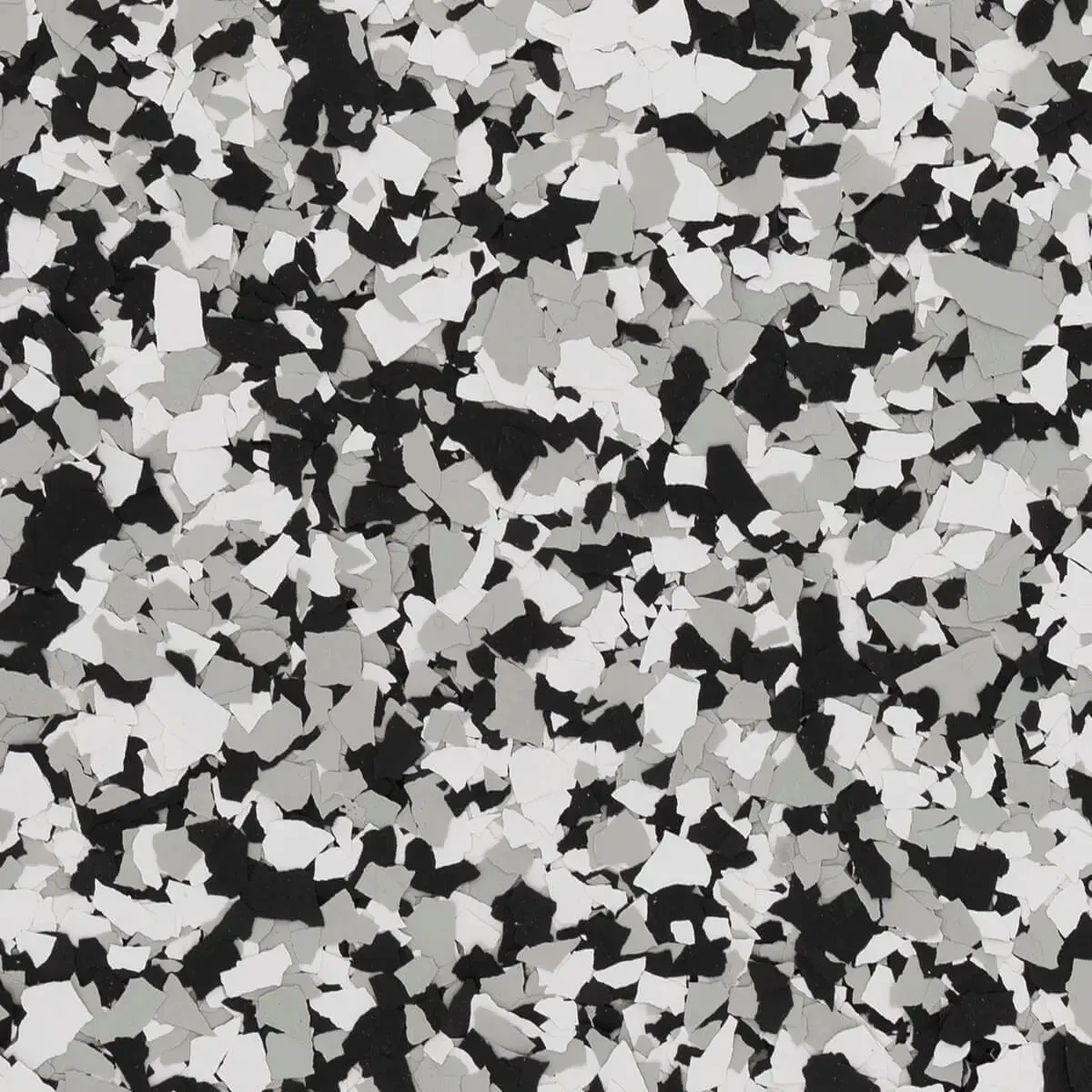 Black & White flake blend close-up
