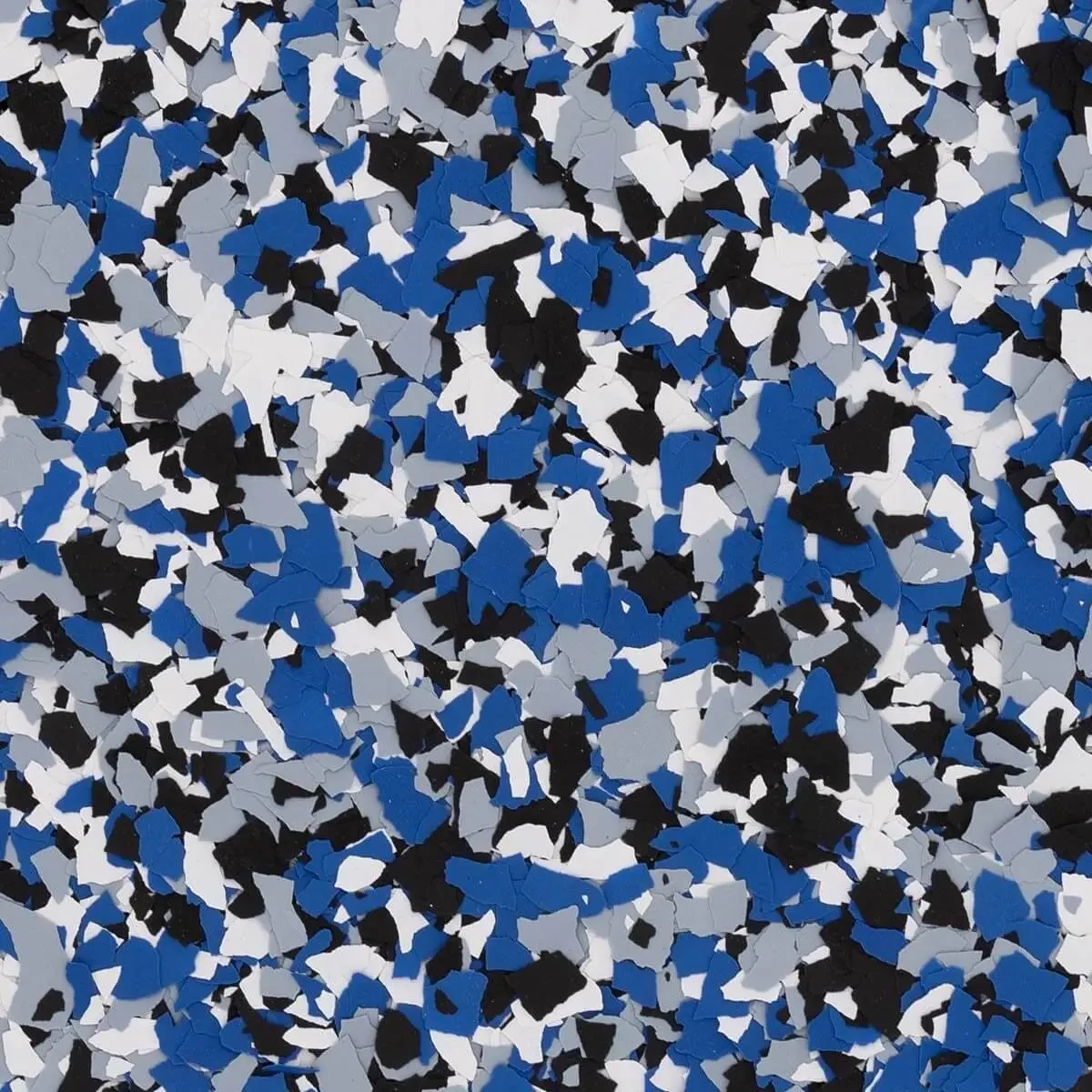 Blue Granite flake blend close-up