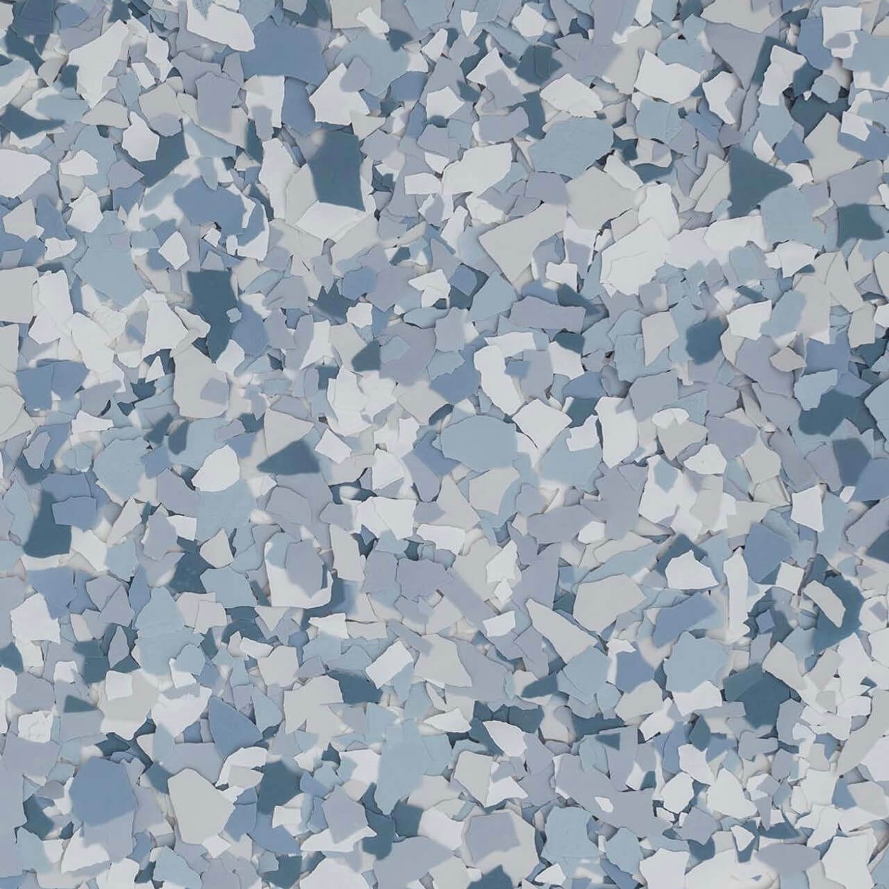 Coastal Blue flake blend close-up